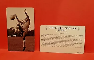 $9.99 • Buy Eusebio Of Portugal Fax-pax Soccer Football Card; Benfica; Mint Condition