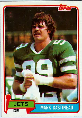 1981 Topps - #342 Mark Gastineau NY Jets Rookie Card • $2.95