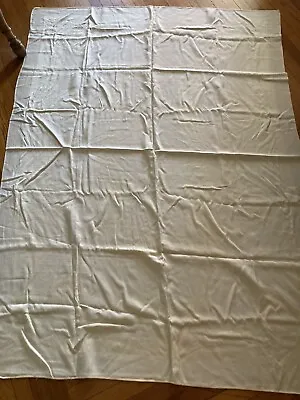 Vtg Tablecloth Cream Color 50 X 69 • $15