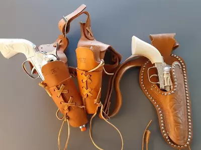 Mattel Fanner Shootin' Shell Holster And Gun  And Holster Not Labeled  With Gun • $57
