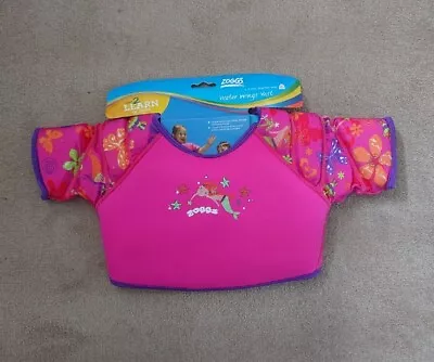 Zoggs Mermaid Flower Water Wing Swim Vest 4-5 Years • £29.99