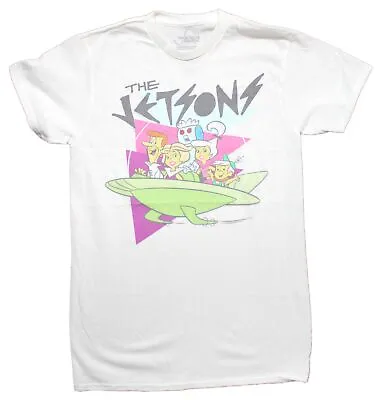 The Jetsons New Adult T-Shirt - George & Group Car Under Logo • $16.98