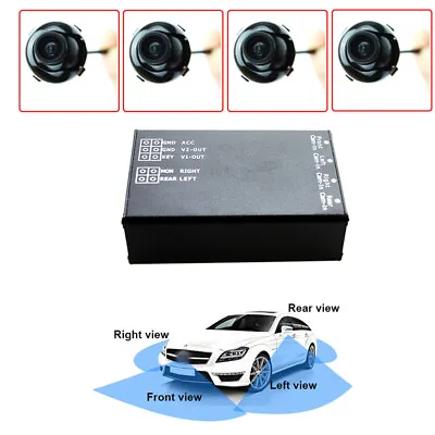 360 Degree View SUV Car Front/Left/Right/Rear View Parking Back Up Camera System • $90.38