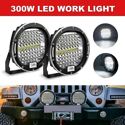 LED Driving Spot Lights 7inch Spot Beam Offroad Spotlight Truck Work Light Lamp • $71.99