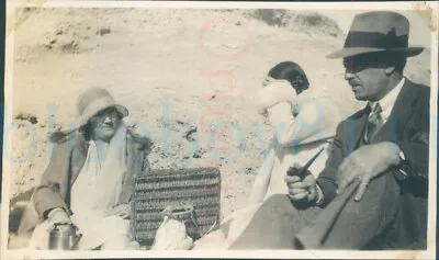 1927 Egypt Alexandria Beach May & Joe Rees Mackenzie 4x2.5  Orig Photo • £7.86