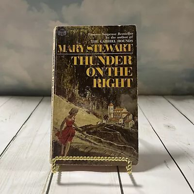 Thunder On The Right By Mary Stewart 1969 Fawcett Crest Publishing Paperback  • $9.99