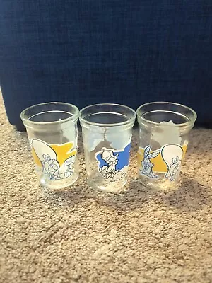 Vintage Welch's Jelly Jam Jar Glasses Looney Toons • $17