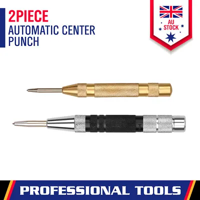 $5.20 • Buy 125mm/155mm Automatic Centre Punch Adjustable Spring Loaded Metal Drill Tool