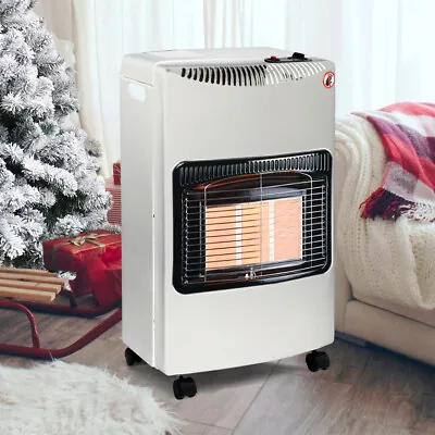 4.2kw Portable Gas Cabinet Heater Home Office Calor Butane With Hose & Regulator • £79.95