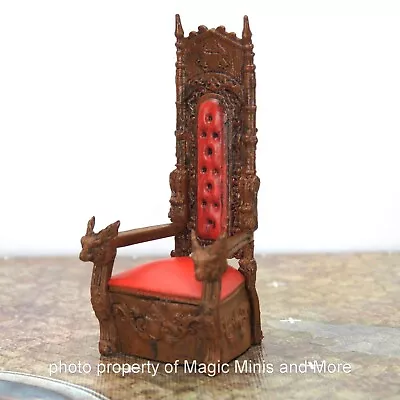 Dungeon Dressings ~ THRONE Royal Chair D&D Pathfinder Warlock Tiles Miniature • $15.38