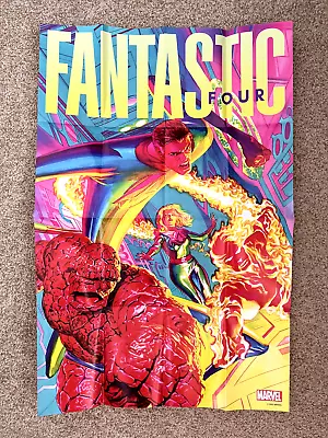 Fantastic Four Folded Promo Poster 24  X 36  Marvel Comics 2022 🔥 • $14.99