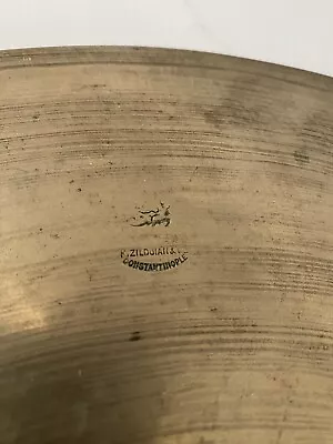 K Zildjian Constantinople 1920’s Vintage Cymbal 17 And 5/8 • $650