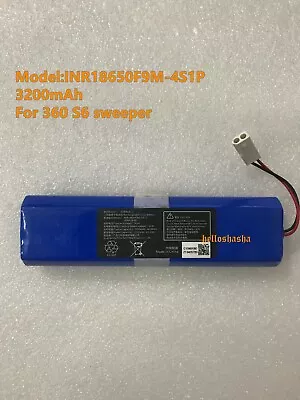 3200mAh New Original Battery F9M-4S1P For 360 S6 Sweeper Robot Replacement 14.4V • $39.95