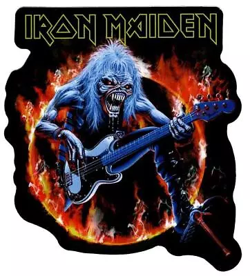 Iron Maiden Eddie Bass Guitar Die Cut Sticker Decal Heavy Metal • $4.46