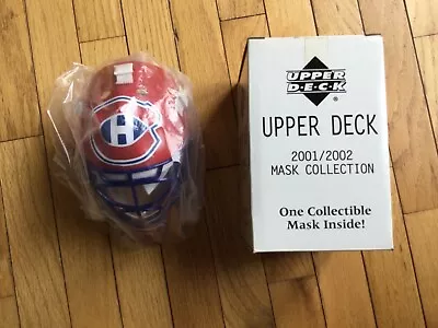 01/02 Upper Deck Mask Collection Patrick Roy Collectible Mask Montreal Canadiens • $19.99