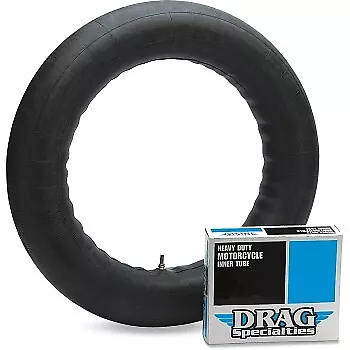 Drag Specialties Motorcycle Tire Inner Tube - 130/90-16  - Side Rubber Valve • $17.95
