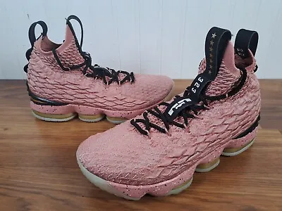 Nike Lebron XV 15 LMTD Hollywood Rust Pink Black Mens Basketball Shoes Size 8 • $219