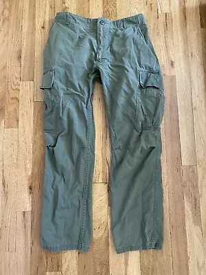 VTG 60s US Army OG 107 Ripstop Poplin 30x30 REGULAR Jungle Combat Pants 1969 • $135