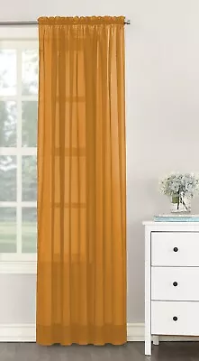 Plain Voile Net Curtain Sheer Panels Slot Top Sold Single In Pack - Free Postage • £8.49