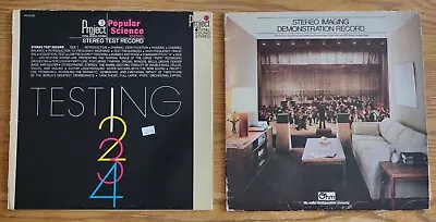 ALBUM Lot Of 2 Vinyl Records - Stereo Testing - 1960s-80s Presses - VG+/VG • $0.99