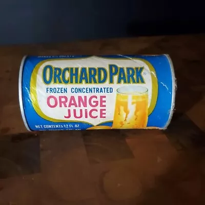 Extremely RARE VINTAGE Orchard Park Orange Juice EMPTY TIN Buffalo New York  • $10