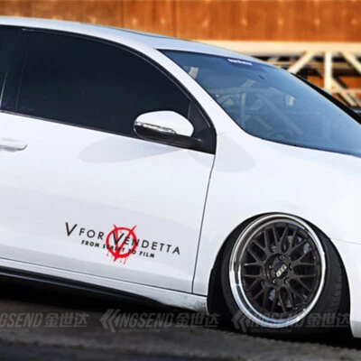 $9.99 • Buy Windshield Car Auto Vinyl Decal Sticker ANONYMOUS V FOR VENDETTA Reflective New