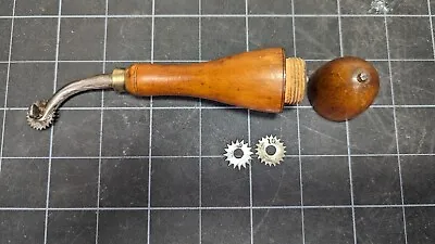 Vintage C.S. Osborne Hollow Handle Pricking Carriage With 3 Wheels: 12 10 8 • $55