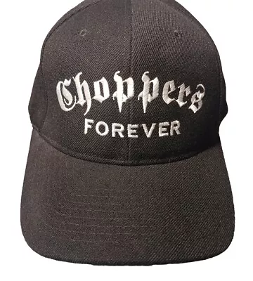 Magic Headwear Cap Black- White Adjustable Choppers Forever • $10