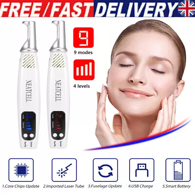 Handheld Picosecond Laser Pen Tattoo Freckle Removal Machine Skin Beauty Device • £38.98