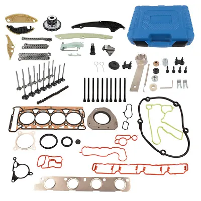 Repair Kit Timing Chain Tool Kit Head Gasket For VW GTI Jetta Audi A4 1.8 2.0TSI • $168.15