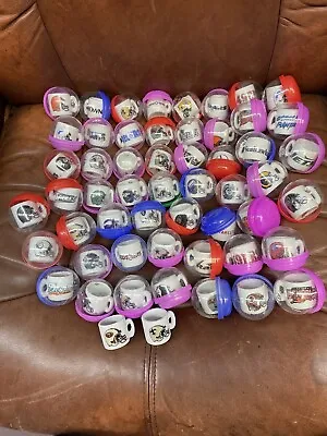 Vintage (LOT OF 50) NFL FOOTBALL HELMET COFFEE CUPS Mini GUMBALL MACHINE PRIZES • $49.99