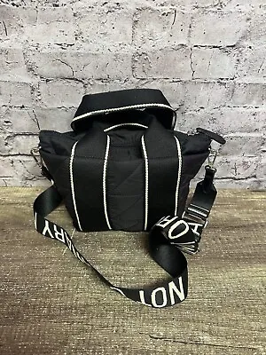 Zara Women’s Not Ordinary Nylon Puffy Black Handbag 7x11.5 • $49.99