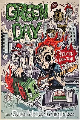 GREEN DAY  CONCERT  SHOW POSTER 12 X18  • $12.95