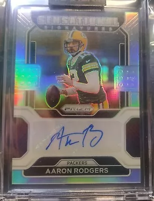 2021 Panini Prizm Aaron Rodgers  Sensational Signatures Auto #37/75 Packers SP  • $275