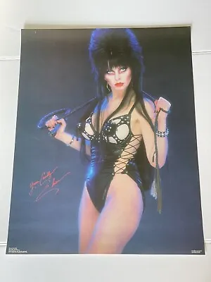 Elvira Poster Vintage Poster 1986 Elvira Mistress Of The Dark Horror Hostess • $49.99