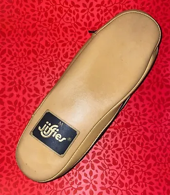 Vintage 70s Camel Jiffies Slip On House Shoe/slipper Zipper Travel Case Size M • $25