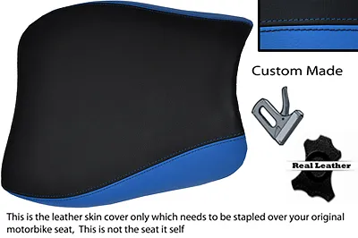 $80.08 • Buy L Blue & Black Custom Fits Suzuki Tl 1000 R 98-02 Leather Seat Cover