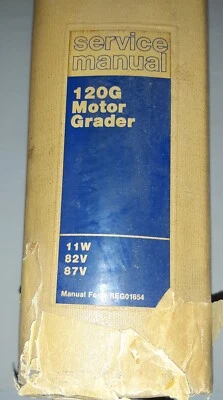 $175 • Buy Cat Caterpillar 120G Motor Grader 11W 82V 87V Service Manual REG01654