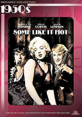 Some Like It Hot (Decades Collection) Jack Lemmon Marilyn Monroe Dvd Used - Go • $5.99