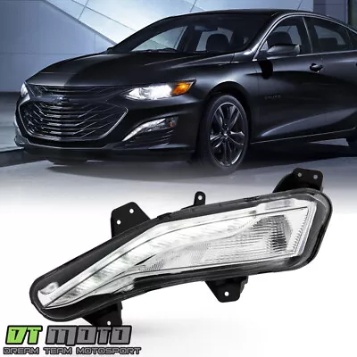 2019-2022 Chevy Malibu Bumper Fog Turn Signal Light W/ LED DRL Lamp Driver Side • $27.99