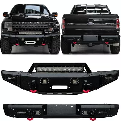 Vijay For 2009-2014 Ford F150 Raptor Front Bumper And Rear Bumper W/ LED Lights • $1209.99