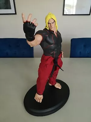 Street Fighter V Ken Ansatsuken Exclusive 1:4 Scale Statue PCS Pop Culture Shock • £299.99