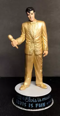 Elvis Presley Christmas Ornament Gold Suit 2010 - Music Sound Not Working • $9.99