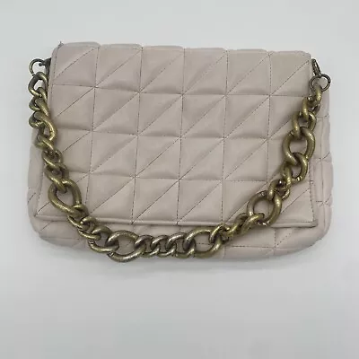 $15.95 • Buy Women’s Zara Shoulder Bag Clutch Luxury Quilted Purse With Chain Strap