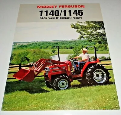 *Massey Ferguson MF 1140 1145 Compact Tractor Sales Brochure Literature Ad • $14.99