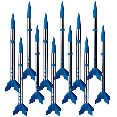 12 Pack Estes Gnome Beginner Model Rocket Kits For Grades 3 To 12 • $79.99