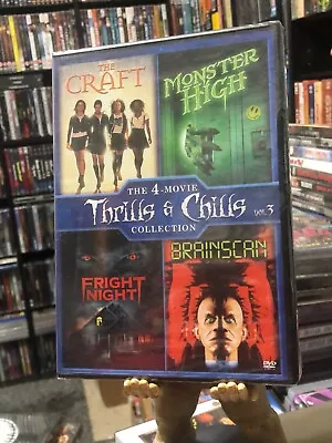 Thrills & Chills - The Craft / Monster High / Fright Night / Brainscan (DVD) NEW • $21.98