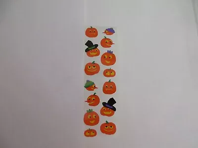 Mrs. Grossman's Vintage 2000 Stickers Small Jack-O-Lanterns Halloween 1 Sheet • $2