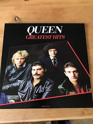 Queen - Greatest Hits - 2 X Red Coloured Vinyl LP Album HMV Exclusive. • £23