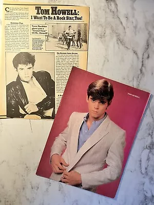 Tommy C Thomas Howell Pinup & Clipping From 80’s Teen Magazine. • $5.50